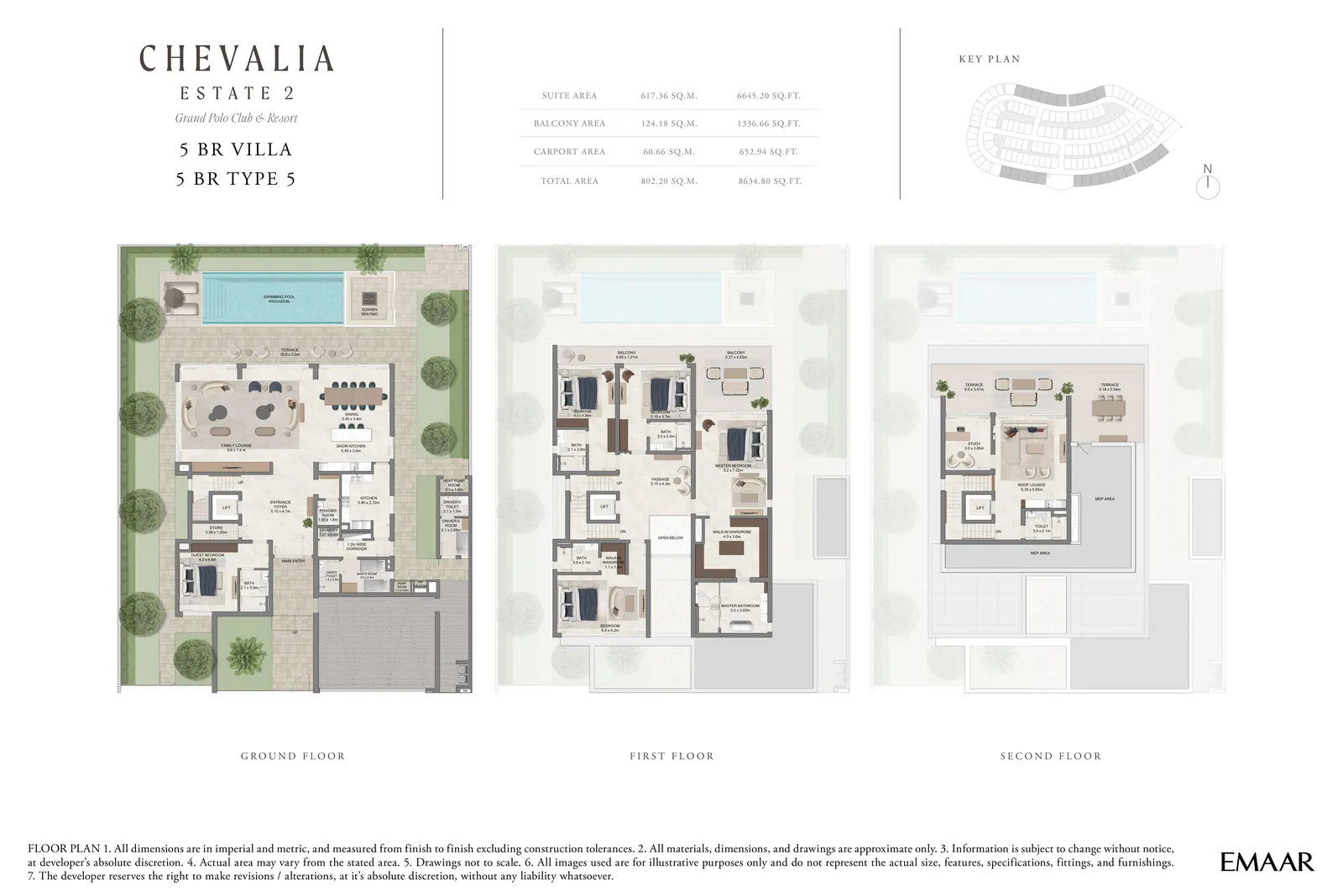 Chevalia Estate 2 — 4-Bed Villa Floor Plan