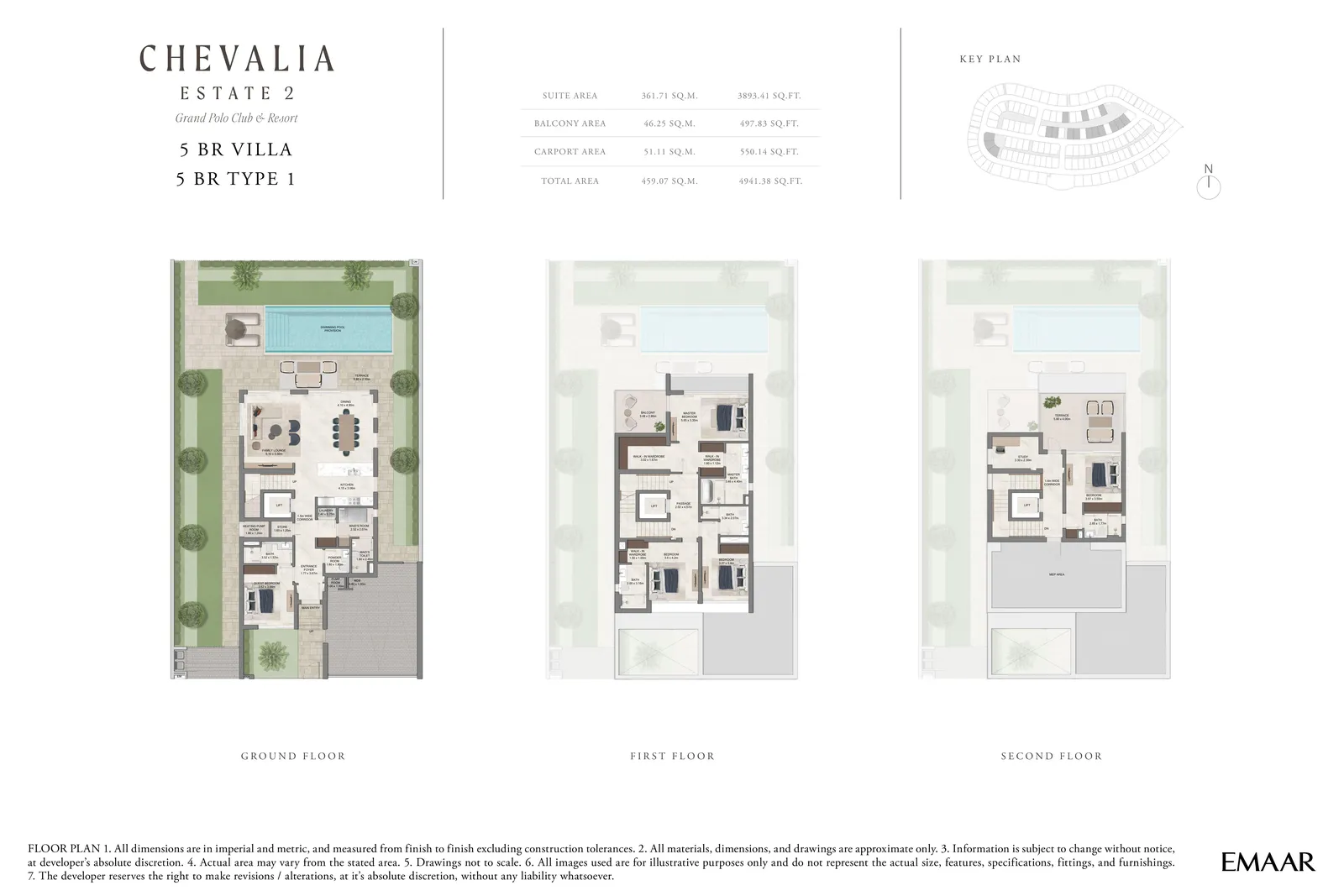 Chevalia Estate 2 — 5-Bed Ultra Luxury Villa Floor Plan