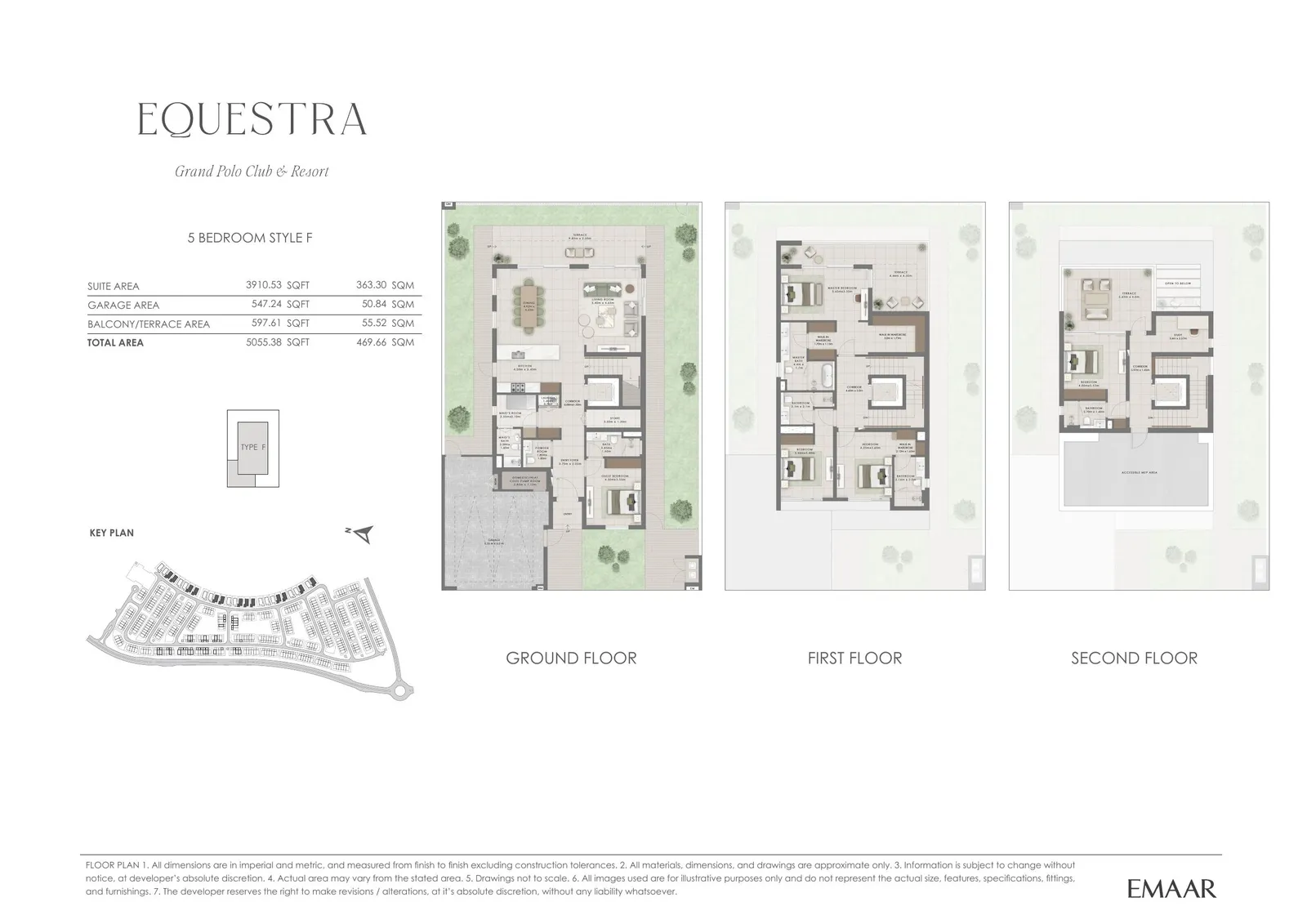 Equestra — 3-Bed Townhouse Floor Plan