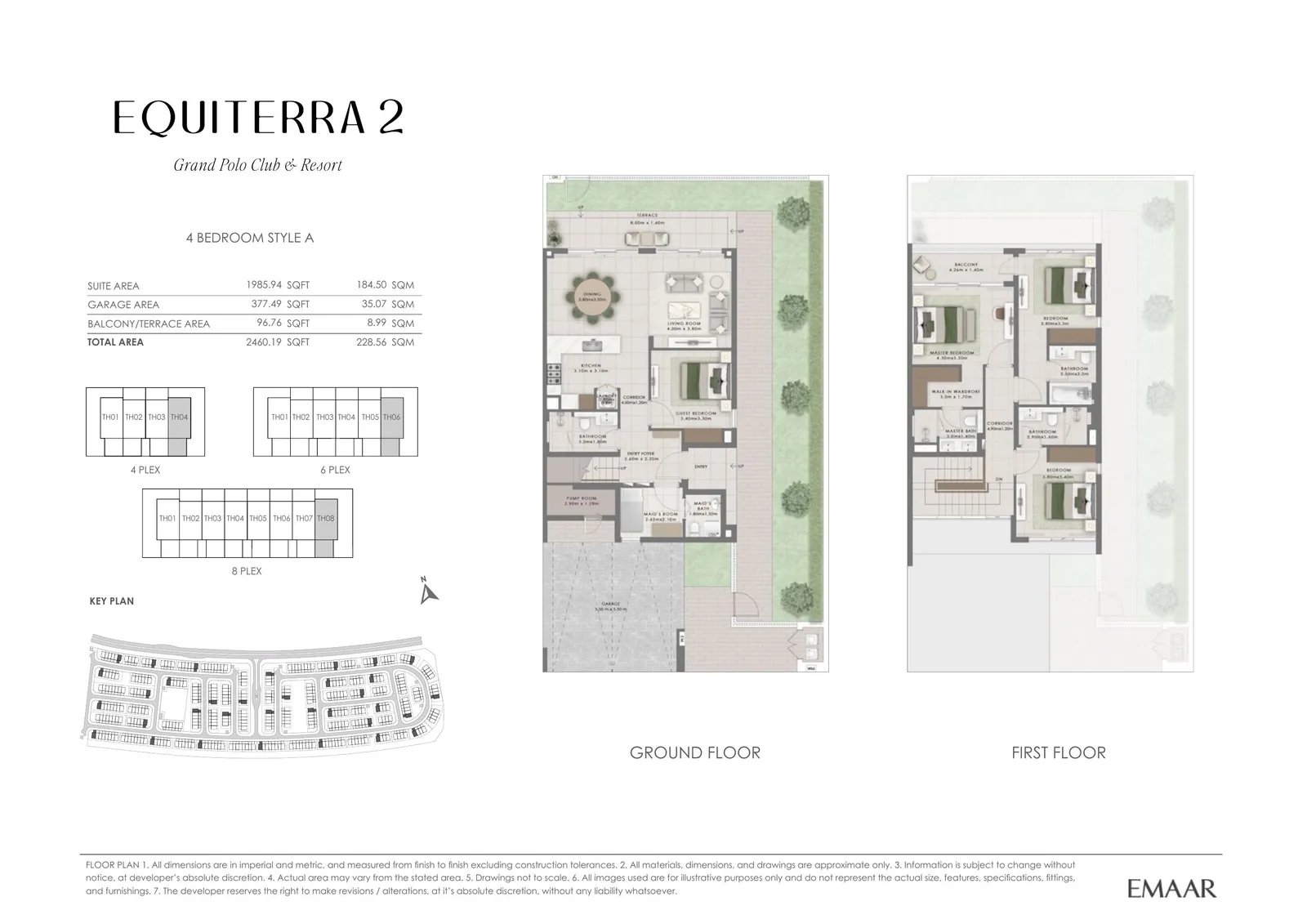 Equitera 2 — 5-Bed Villa Floor Plan