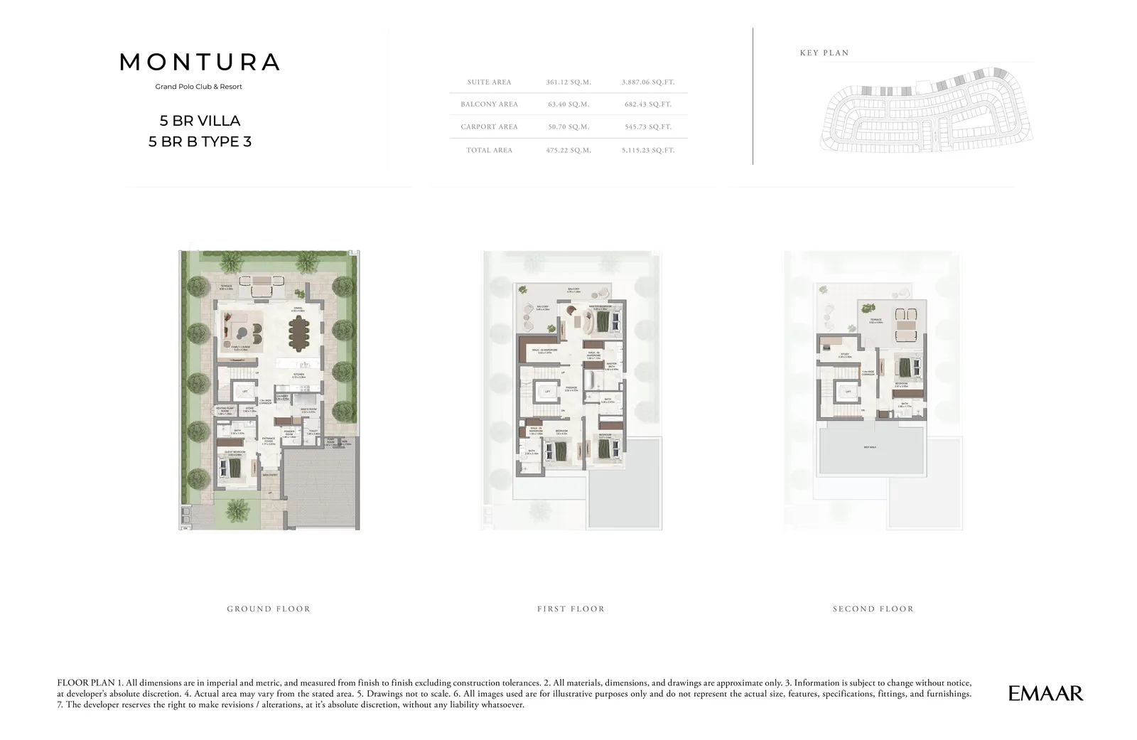 Montura — 3-Bed Townhouse Floor Plan