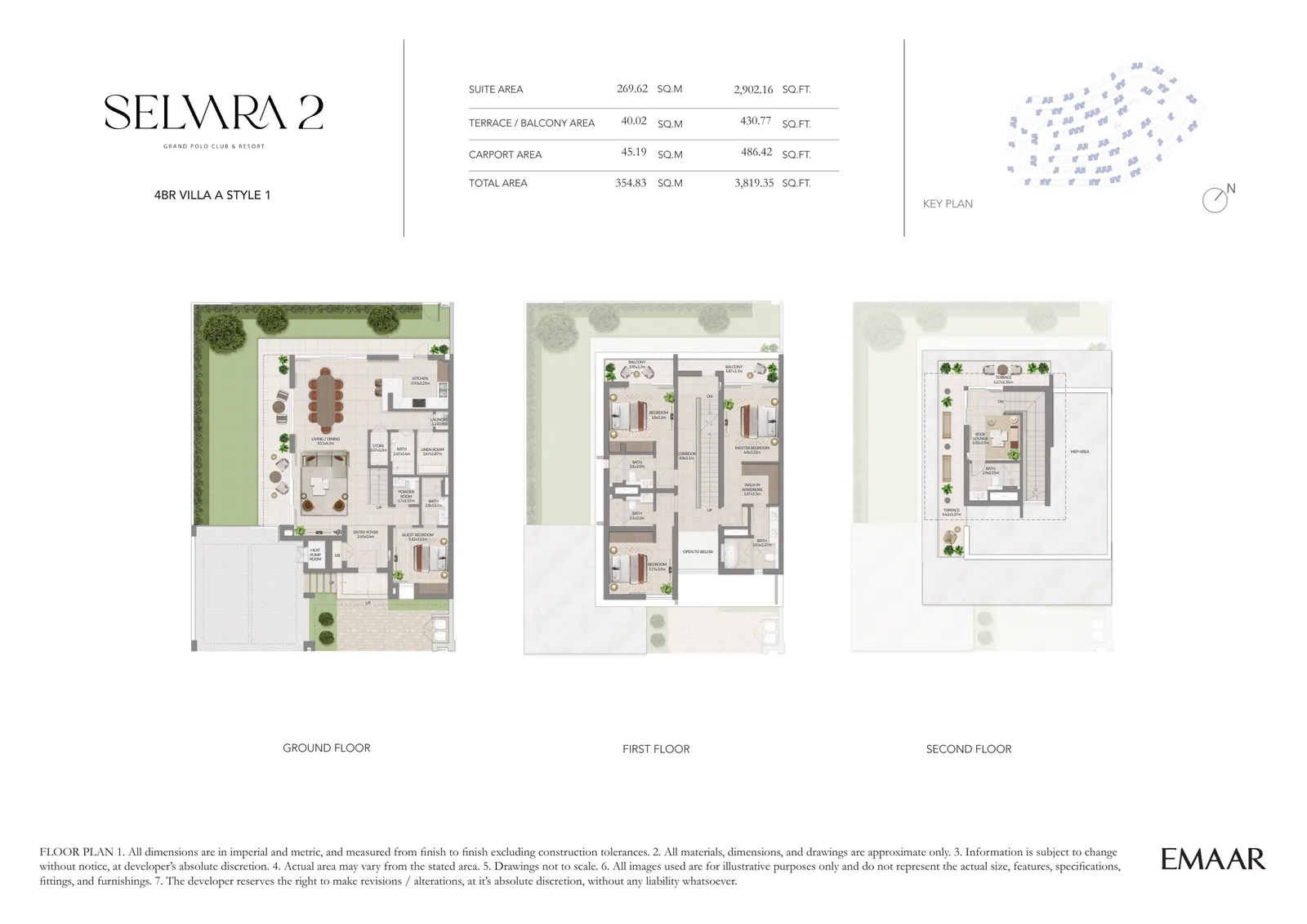 Selvara 2 — 5-Bed Villa Floor Plan