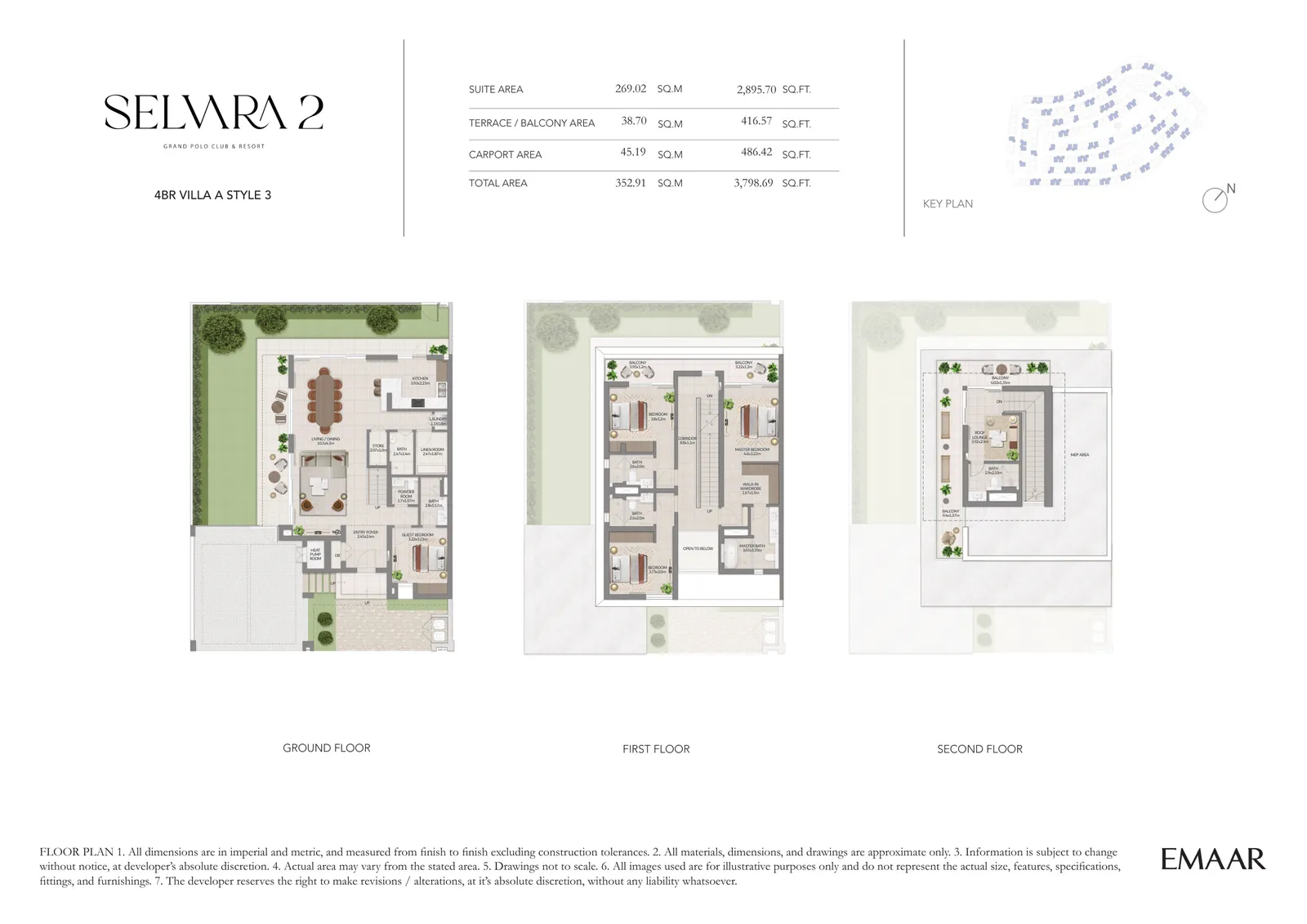 Selvara 2 — 5-Bed Premium Villa Floor Plan